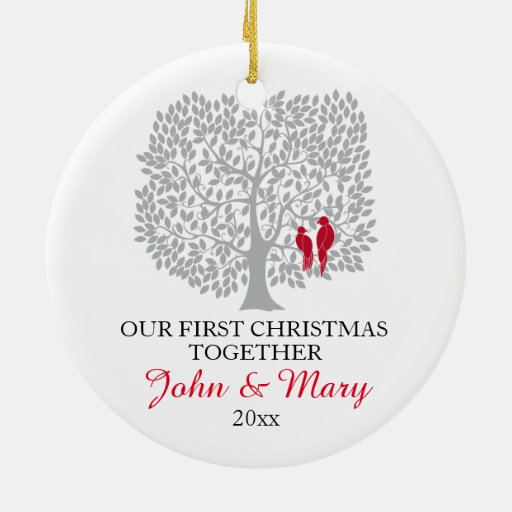 our first christmas together ornament love birds ceramic our first christmas together ornament love birds ceramic