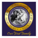 Our First Family, Obama Presidential Seal Portrait posters by beverlytazangel Our First Family, Obama Presidential Seal Portrait posters