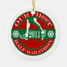 Our First Half Marathon - 2011 Ornaments