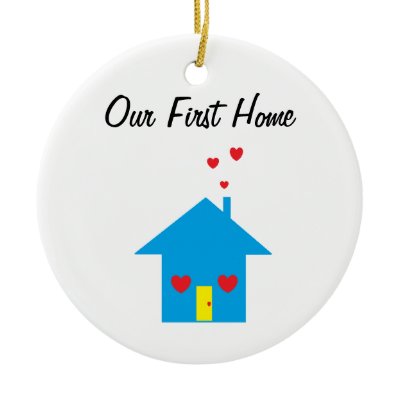 "Our First Home" Ornament