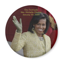 Our First Lady, Michelle Obama magnets by mrsjack2u Our First Lady, Michelle Obama magnets