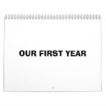 Our First Year calendars