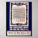 Our Forefathers Fought And Dies For The Freedom! posters