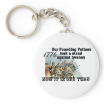 Our Founding Fathers against tyranny Keychain
