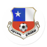 Our Futbol Chile futbol fans Escudo gifts Stickers