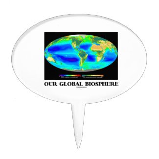 Our Global Biosphere (Global Photosynthesis) Cake Topper