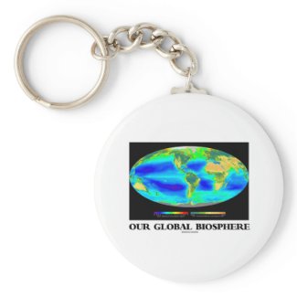 Our Global Biosphere (Global Photosynthesis) Keychains