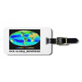 Our Global Biosphere (Global Photosynthesis) Tag For Luggage