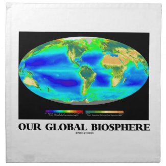 Our Global Biosphere (Global Photosynthesis) Printed Napkins