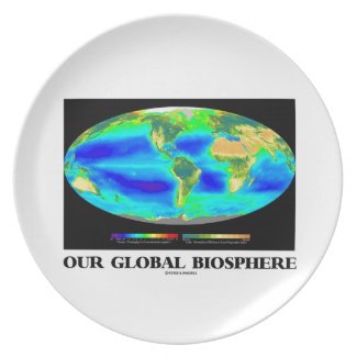 Our Global Biosphere (Global Photosynthesis) Dinner Plate