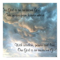 Our God is an awesome God! Poster posters