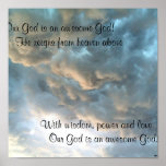 Our God is an awesome God! Poster