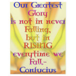 "Our Greatest Glory"- Confucius Quote Flyer