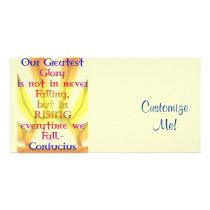 "Our Greatest Glory"- Confucius Quote photo cards