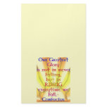 "Our Greatest Glory"- Confucius Quote stationery