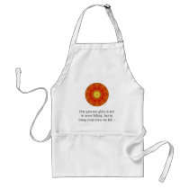 Our greatest glory is not in never falling, but... aprons