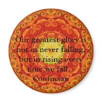 Our greatest glory is not in never falling, but... magnets by spiritcircle Our greatest glory is not in never falling, but... magnets
