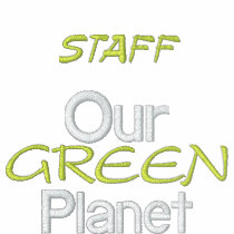 Our Green Planet Official Staff Zip Up embroidered shirts by OurGreenPlanet Our Green Planet Official Staff Zip Up embroidered shirts