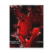 "Our Hearts are Broken" Postcards