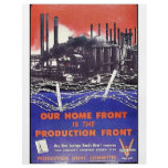 Our Home Front Is The Production Front Flyer Design