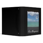 "Our Honeymoon" thatched cabana binder
