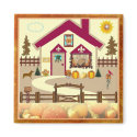 OUR HOUSE FOR THANKSGIVING magnets by KABSANNIE OUR HOUSE FOR THANKSGIVING magnets