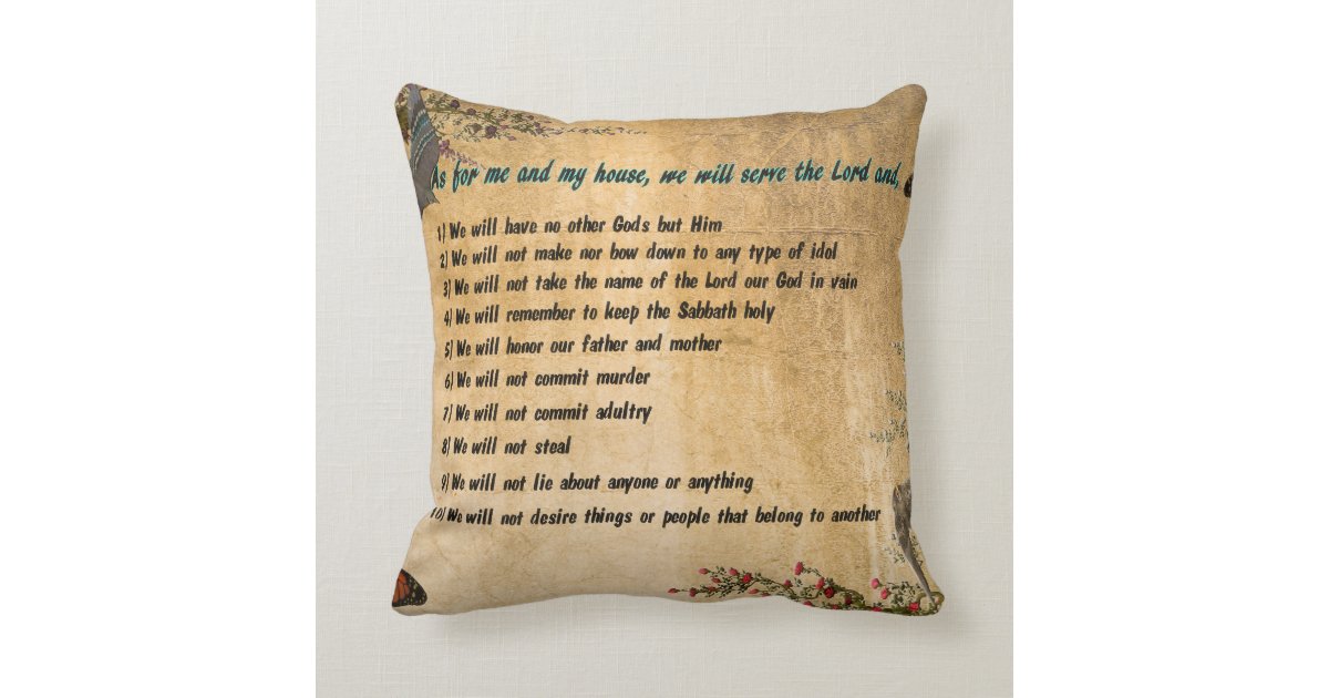 Our House Rules Throw Pillow Zazzle