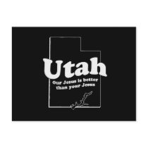 OUR JESUS IS BETTER THAN YOUR JESUS POSTCARDS