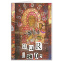 Our Lady Greeting Card (Blank Inside)
