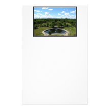 Our Lady of Fatima Basilica Shrine Rosary Pond Custom Stationery