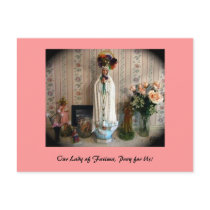 Our Lady of Fatima Postcard