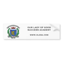 OUR LADY OF GOOD SUCCESS ACADEMY BUMPER STICKERS