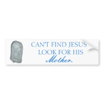 Our Lady of Grace Bumper Sticker bumper stickers