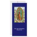 Our Lady of Guadalupe Prayer Card rack cards by Casita Our Lady of Guadalupe Prayer Card rack cards