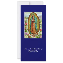 Our Lady of Guadalupe Prayer Card rack cards by Casita Our Lady of Guadalupe Prayer Card rack cards