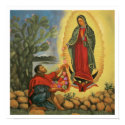 Nuestra señora del cartel de Gudalupe print