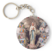 Our Lady of Lourdes Key Chain
