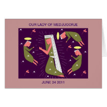 OUR LADY OF MEDJUGORJE JUNE 24 2011 CARD