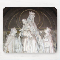 Our Lady of Mount Carmel Statue mousepads