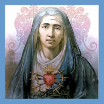 Our Lady of Sorrows Altar Poster posters by voodoomama Our Lady of Sorrows Altar Poster posters