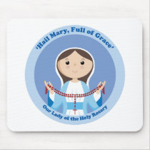 Our Lady of the Rosary Mouse Pad