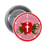 Our Lady of the Sacred Heart Pins