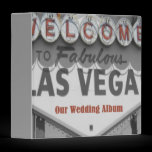 Our Las Vegas Wedding Album binders