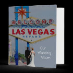 Our Las Vegas Wedding Album with Bride & Groom binders