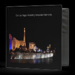 Our Las Vegas Wedding Keepsake Memories Album binders