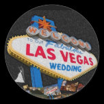 Our Las Vegas Wedding Sticker with brush stroke lo stickers