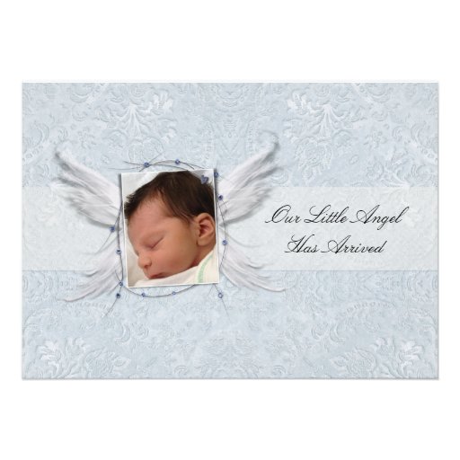 Our Little Angel Wings Birth Announcement