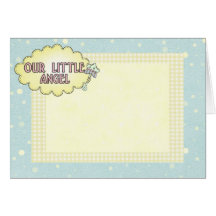 Our Little Angel Yellow Card