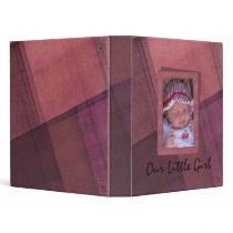 "Our Little Girl Photo Album" binders