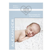 Our Little Heart-throb - Photo Birth Announcement
